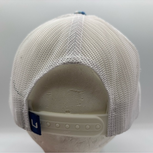 Huk Performance Men’s Head Wear Camouflage Blue Trucker Mesh SnapBack Hat OSFM - Picture 6 of 12